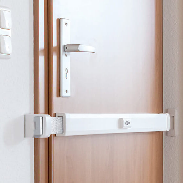 Barre de sécurité sur porte Image Barre de sécurité